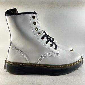 Dr. Martens Zavala Women’s Leather Lace Up Ankle Boots White Size 7